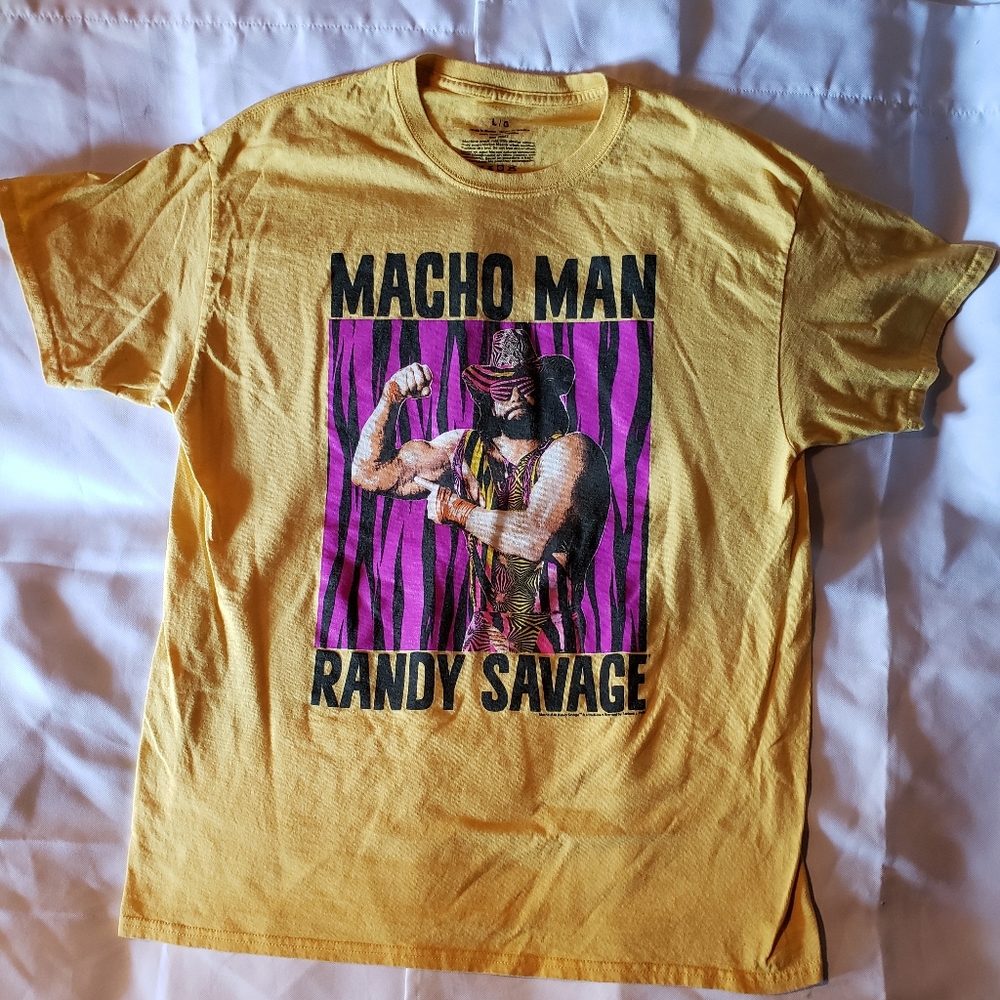 MACHO MAN graphic t-shirt